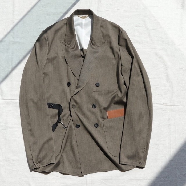 SUNSEA 20ss SNM4 DOUBLE-BREASTED JACKET