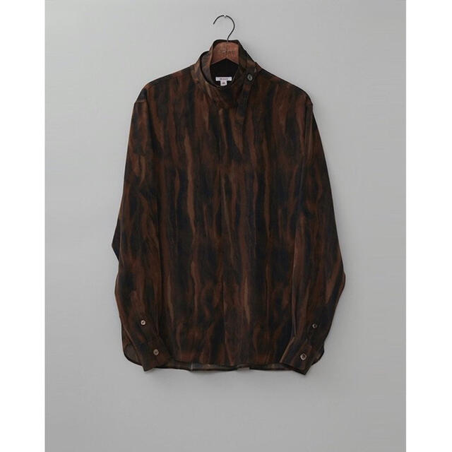 SUNSEA(サンシー)の新品未使用 48 masu 21ss FUR PRINT SILK SHIRTS メンズのトップス(シャツ)の商品写真