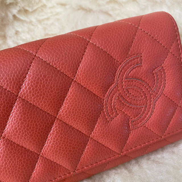 CHANEL(シャネル)のCHANEL シャネル　長財布　キャビアスキン レディースのファッション小物(財布)の商品写真
