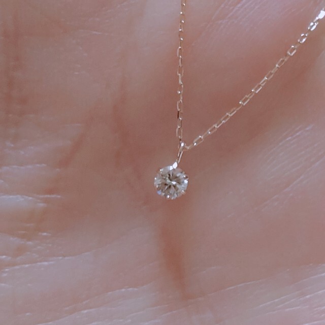 ダイヤモンドネックレス♡一粒ダイヤモンド プチプラ 72.0%OFF vivacf.net