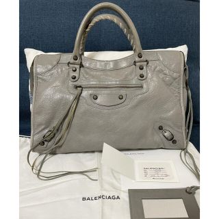 バレンシアガ(Balenciaga)のバレンシアガ　シティ　グレー(ハンドバッグ)