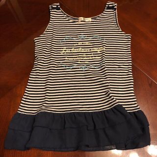 ポンポネット(pom ponette)の　ポンポネットのノースリーブフリルカットソー(Tシャツ/カットソー)