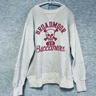 ウエアハウス(WAREHOUSE)の★美品★ ウェアハウス　Warehouse グレー　スウェット　スカルプリント(スウェット)