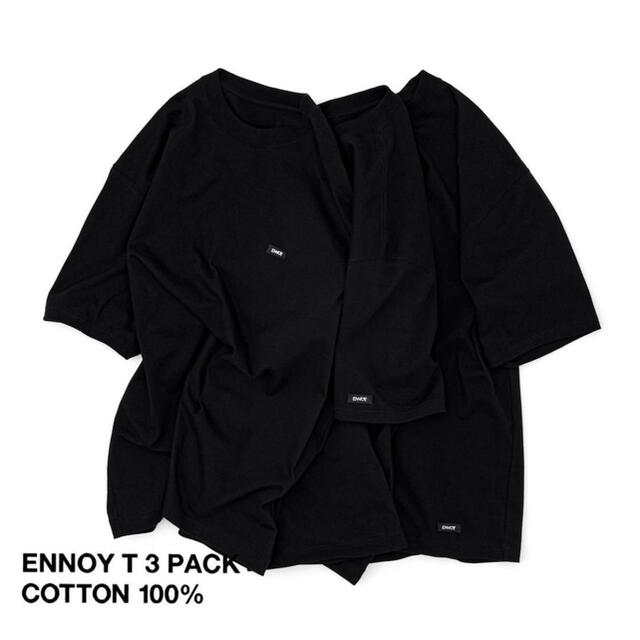 ENNOY 3PACK T-SHIRTS (BLACK) M