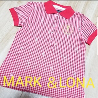 マークアンドロナ(MARK&LONA)の《専用》MARK ＆LONA ゴルフウエア　レディース　シャツ　半袖　S(ウエア)