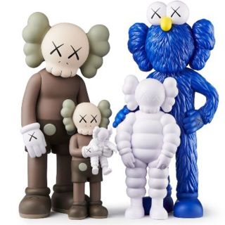 メディコムトイ(MEDICOM TOY)のKAWS FAMILY BROWN/BLUE/WHITE(その他)