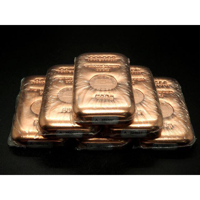ガイガー社】銅インゴット5000g/延べ棒/金/銀/メダル/コイン - その他 ガイガー社】銅インゴット5000g/延べ棒/金/銀/メダル/コイン - その他