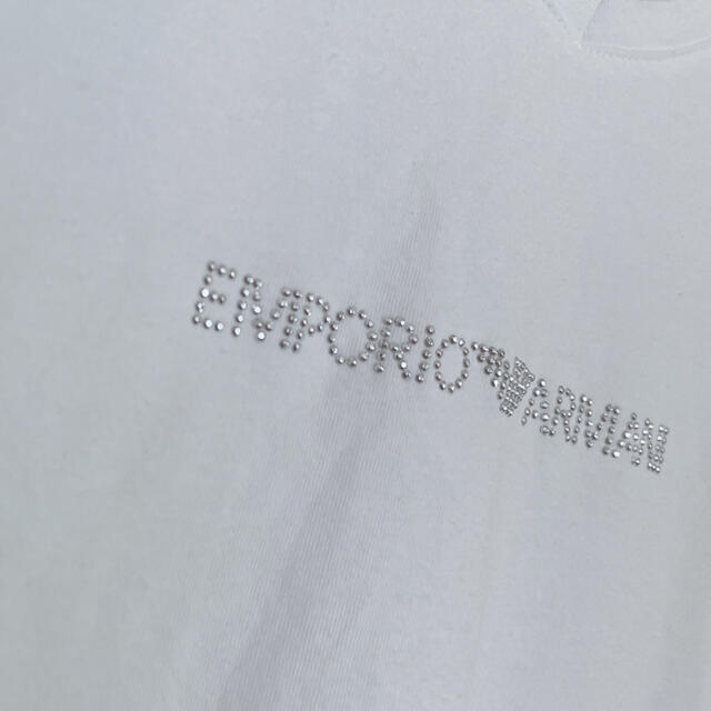 Emporio Armani(エンポリオアルマーニ)のEMPORIO ARMANI UNDERWEAR Tシャツ カットソー ホワイト レディースのトップス(Tシャツ(半袖/袖なし))の商品写真