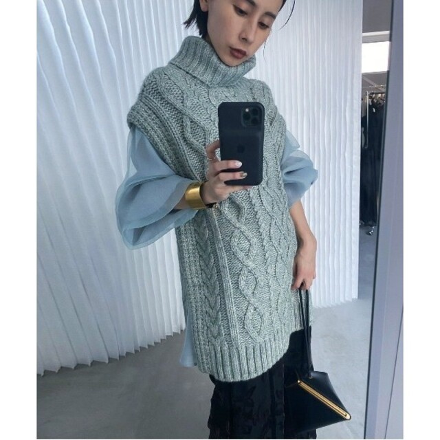 Ameri VINTAGE(アメリヴィンテージ)のゆぅ様専用 UNDRESSED COTTON CANDY SLEEVE KNIT レディースのトップス(ニット/セーター)の商品写真