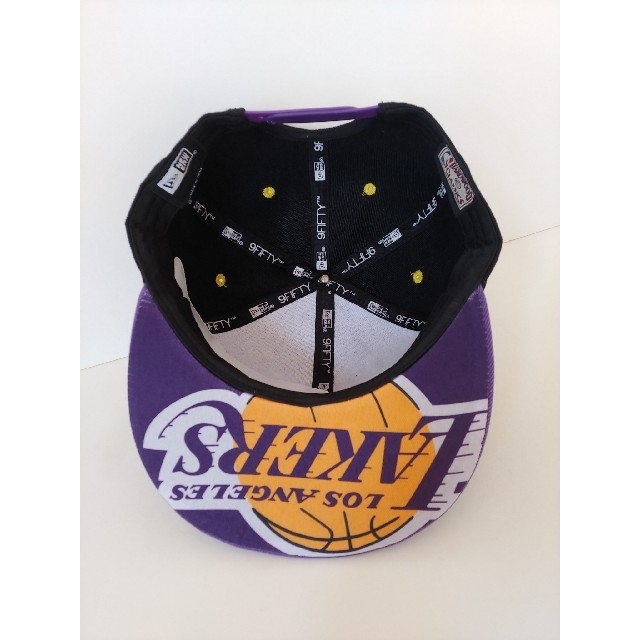 NEW ERA(ニューエラー)の新品 未使用品 NEW ERA製 キャップ NBA LAKERS レイカーズ メンズの帽子(キャップ)の商品写真