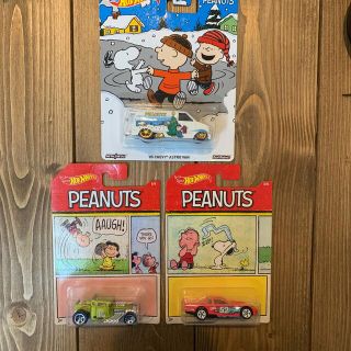 ピーナッツ(PEANUTS)の【3個セット未開封】スヌーピー アメトイ ヴィンテージ ミニカー セット(キャラクターグッズ)