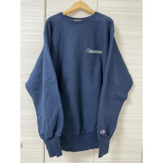 チャンピオン(Champion)のChampion リバースウィーブ 90s 刺繍ロゴ ネイビー XL(スウェット)