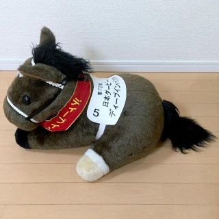 状態良好 ディープインパクト ぬいぐるみ 2L 特大 アバンティ レイ・タグ付(ぬいぐるみ)