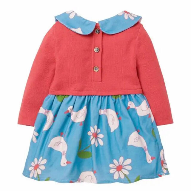 Boden(ボーデン)の完売品　新品　ミニボーデン  アヒル　ワンピース キッズ/ベビー/マタニティのキッズ服女の子用(90cm~)(ワンピース)の商品写真