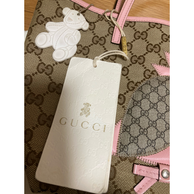 Gucci(グッチ)のちゃお様専用！GUCCI パパガッロ　オウム　トートバッグ  グッチ レディースのバッグ(トートバッグ)の商品写真