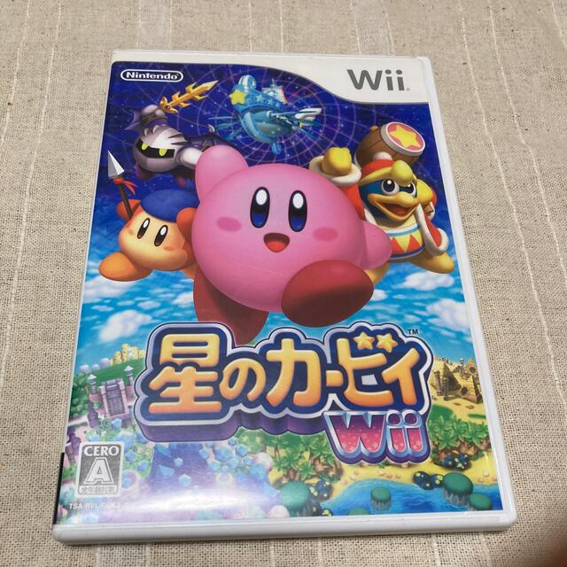 Wii(ウィー)の星のカービィ Wii Wii エンタメ/ホビーのゲームソフト/ゲーム機本体(家庭用ゲームソフト)の商品写真