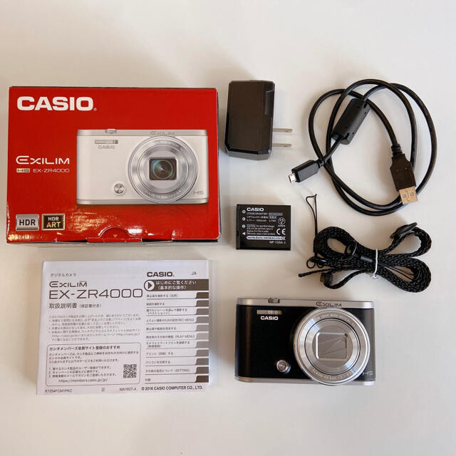 CASIO(カシオ)のCASIO デジタルカメラ EXILIM EX-ZR4000BK スマホ/家電/カメラのカメラ(コンパクトデジタルカメラ)の商品写真