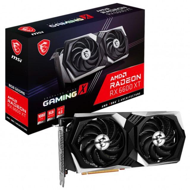 ストリームプロセッサMSI Radeon RX 6600 XT GAMING X 8G