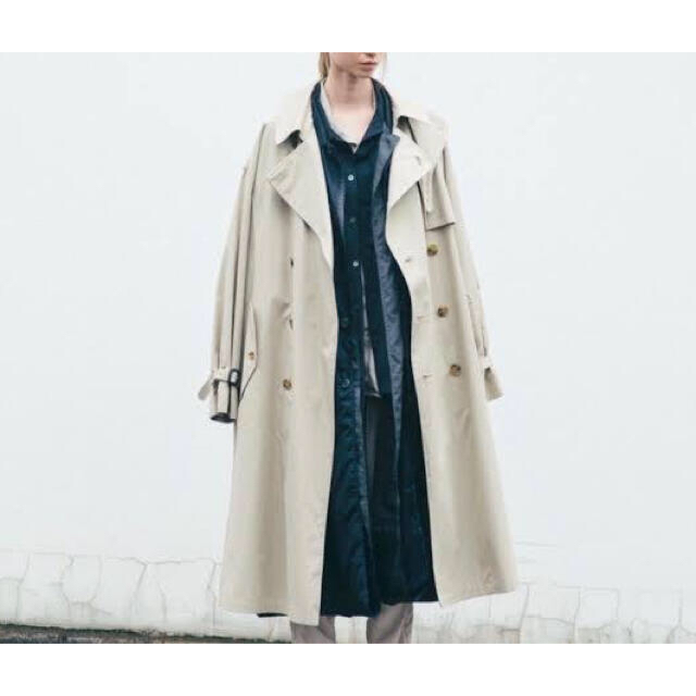 ☆大感謝セール】 UNUSED - stein | LAY OVERSIZE TRENCH COAT (BEIGE