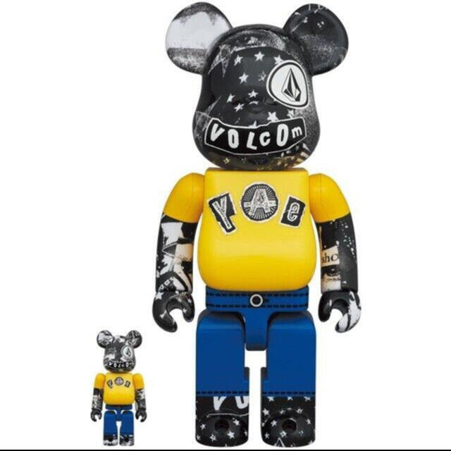 medicomtoyVOLCOM × BE@RBRICK 100％ & 400％