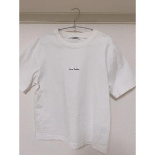 アクネ(ACNE)の100%本物 【xs】Acne Studios ロゴ Tシャツ アクネ  (Tシャツ(半袖/袖なし))