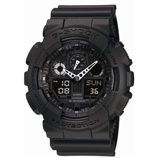 大セール中♬ベッカム着用 G-SHOCK GショックGA-100-1A1