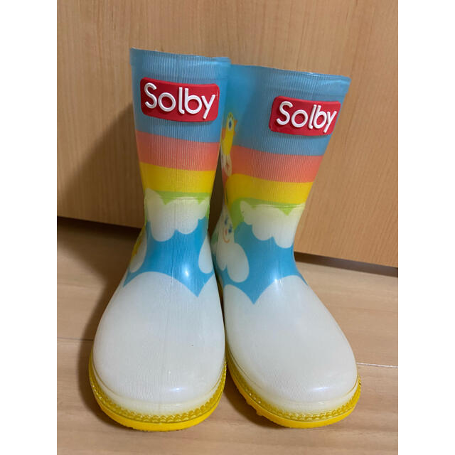 Solby(ソルビィ)の長靴 レインブーツ キッズ　solby ソルビィ　14cm キッズ/ベビー/マタニティのベビー靴/シューズ(~14cm)(長靴/レインシューズ)の商品写真