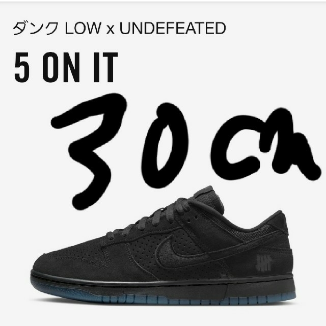 UNDEFEATED × NIKE DUNK LOW SP 5 ON IT 30