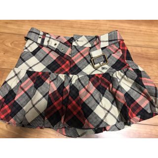 バーバリーブルーレーベル(BURBERRY BLUE LABEL)の【値下げ】 BURBERRY BLUE LABEL キュロット　チェックパンツ(キュロット)