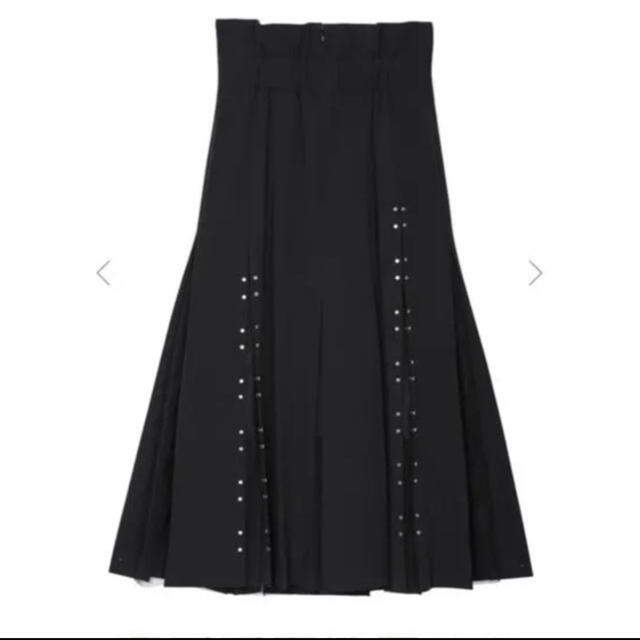 AMERI  CHASM SCREEN SKIRT black/Sロングスカート