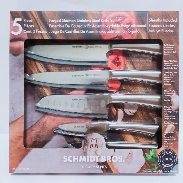 Schmidt Bros. レガシーシリーズ 包丁5点セット 調理道具+製菓道具