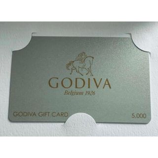 GODIVA ギフトカード 5000円分 (ショッピング)