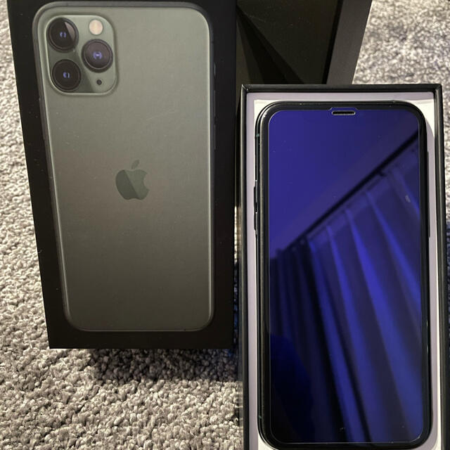 【SALE】iPhone11pro 256GB ミッドナイトグリーン