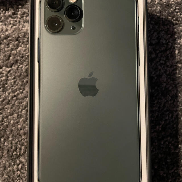 【SALE】iPhone11pro 256GB ミッドナイトグリーン