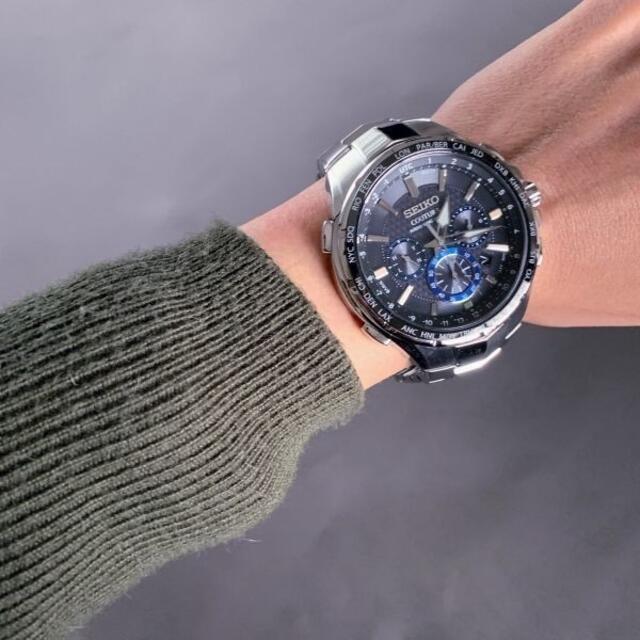 【新品】セイコー「誤差10万年に1秒」電波 ソーラー SEIKO メンズ腕時計