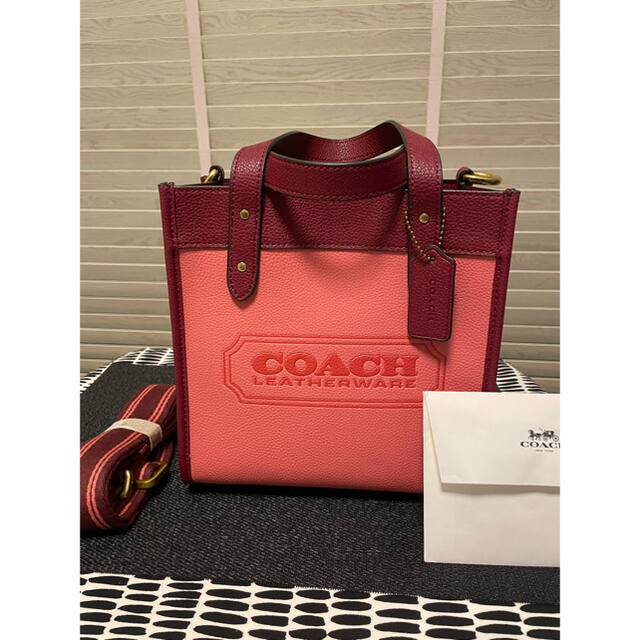 coachコーチ⭐︎フィールドトート22⭐︎2way超美品⭐︎ピンク
