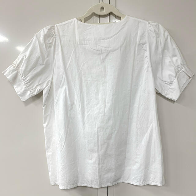 韓国 シャツ ブラウス デザイントップス レディースのトップス(シャツ/ブラウス(半袖/袖なし))の商品写真