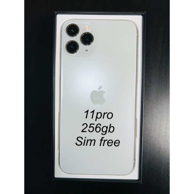 殿堂 Apple - iPhone 11 Pro シルバー256GB SIMフリー スマートフォン