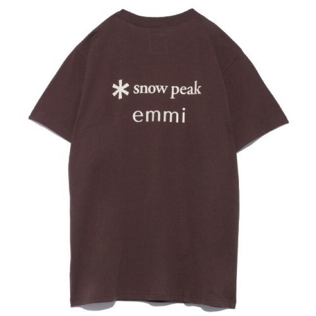 emmi atelier(エミアトリエ)のemmi×SnowPeak】S/S T－SHIRT_emmi atelier レディースのトップス(Tシャツ(半袖/袖なし))の商品写真