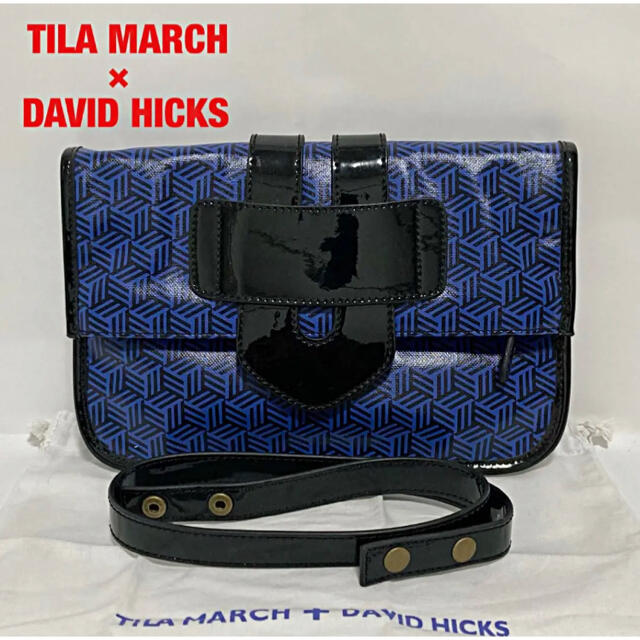 TILA MARCH - 【美品】TILA MARCH×DAVID HICKS 2WAYバッグ コラボの通販 by ポチ's shop｜ティラ