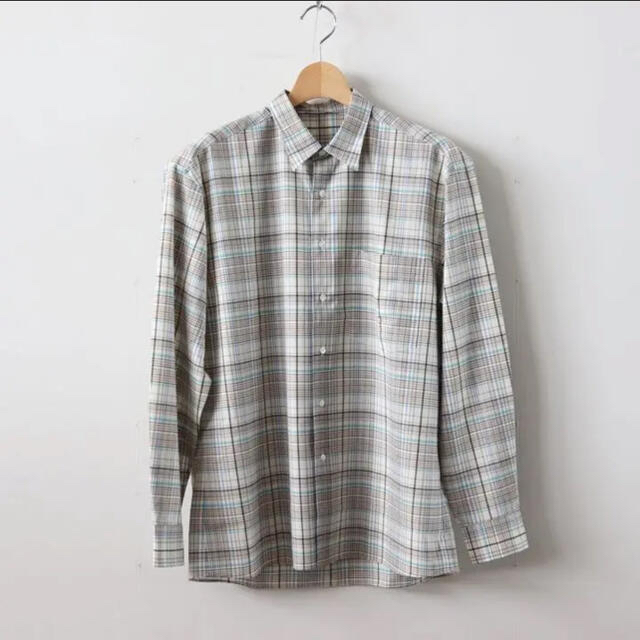 COMOLI(コモリ)の【AURALEE】SUPER LIGHT WOOL CHECK SHIRTS メンズのトップス(シャツ)の商品写真