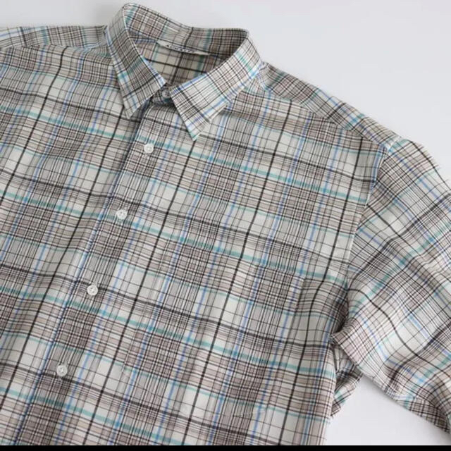 COMOLI(コモリ)の【AURALEE】SUPER LIGHT WOOL CHECK SHIRTS メンズのトップス(シャツ)の商品写真