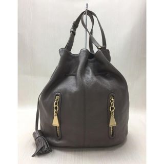 シーバイクロエ(SEE BY CHLOE)の【超美品】SeeByChloe♡レザー巾着ショルダーバッグ(ショルダーバッグ)