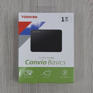 トウシバ(東芝)の新品未使用　TOSHIBA Portable Storage HDD 1TB(PC周辺機器)