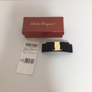 サルヴァトーレフェラガモ(Salvatore Ferragamo)のFerragamo フェラガモ　バレッタ　ヴァラリボン(バレッタ/ヘアクリップ)