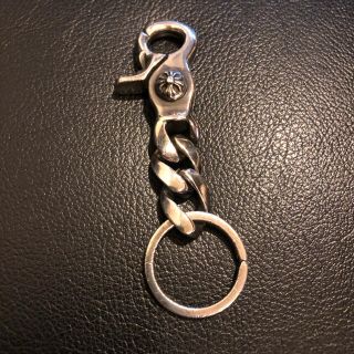 クロムハーツ(Chrome Hearts)のクロムハーツ　キーリング ショート クラシック　チェーン　2リンク(キーホルダー)