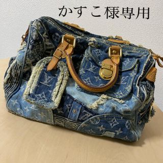 ルイヴィトン(LOUIS VUITTON)のルイヴィトン モノグラム・デニム パッチワーク・スピーディ30  レア(ボストンバッグ)