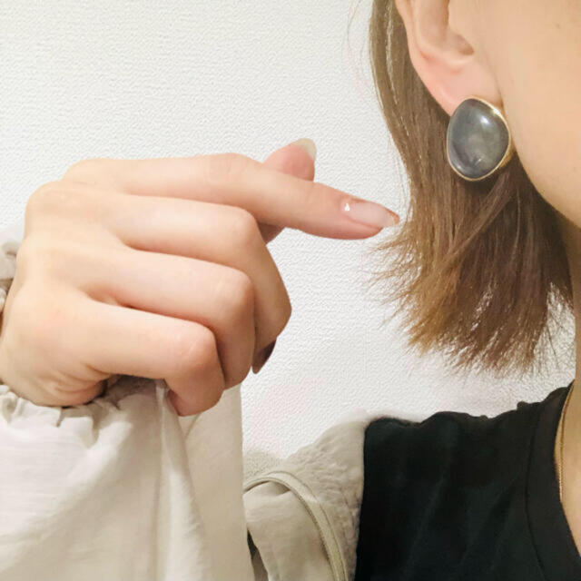 TODAYFUL(トゥデイフル)の302◇New アンティーク ドロップ 雫 ピアス ダークブルー   レディースのアクセサリー(ピアス)の商品写真