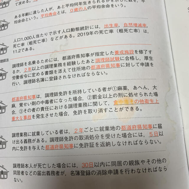 ユーキャン 調理師免許 教科書、問題集