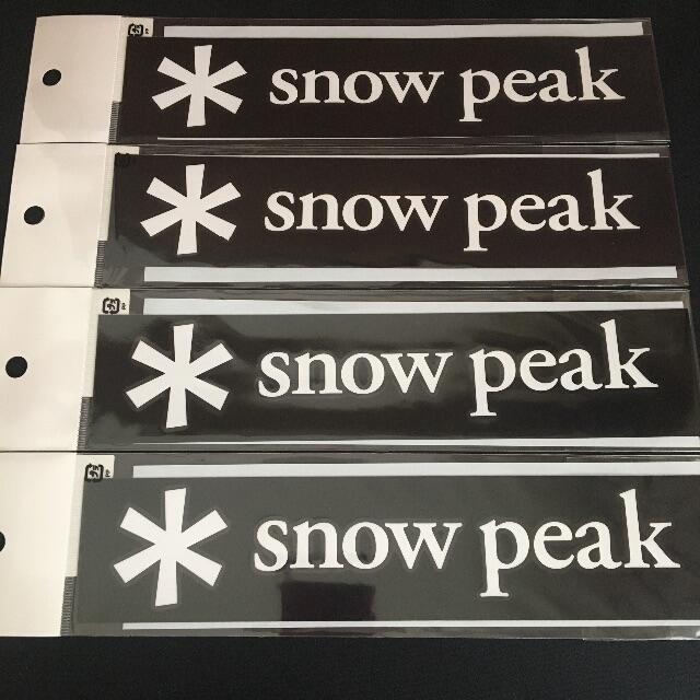 snowpeak スノーピークロゴステッカーアスタリスク S 4枚